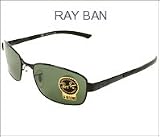 Ray Ban Sunglasses - RB3413 002 Metal Black Grey Green