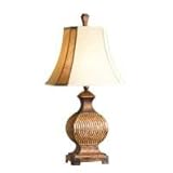 IMAGE OF Rust Distressed Lamp with Bronze Finish