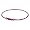 Phiten, Titanium Star Necklace, Maroon, 22-Inches