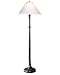 Country Wood Floor Lamp by Home Gallery Stores - Sedgefield Black (F-1051B-1051)