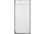 Whirlpool Gold GX900QPPQ Full Console Trash Compactor with 1.4 Cu. Ft. Capacity, Automatic Anti-Jam & Touch-Toe Drawer Opener: White on White