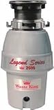Waste King Legend Easy Mount 2600 1/2 HP Continuous Feed Waste Disposer with 2600 RPM Magnet Motor, Stainless Steel Grinding Components, EZ Mount System, Included Power Cord and 5 Years In-Home Service Warranty