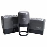 Self-Inking Message Stamp, Custom, 1-7/16x2-15/16, Sold as 1 each