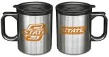 Oklahoma State Cowboys 13 oz. Stainless Steel Coffee Mug ( Set of Two ) - B0002BTZR6