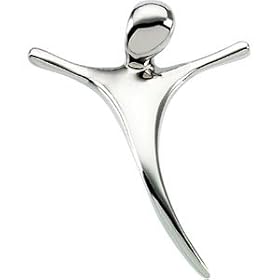 Sterling Silver Religious Pendant