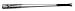 Sports : Baseballschl&auml;ger Holz 32' American Baseball silber