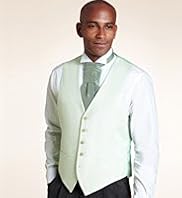 Pure Linen 4 Button Wedding Waistcoat