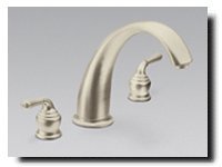 Moen T954ST Monticello Roman Tub Trim Kit, Satine