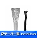 ニコルソン 超硬ロータリーバー【逆テーパー型】シングルカット N-1313-6-2 1本