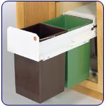 Hafele 4 gallon plastic replacement bin