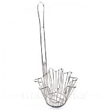 Taco Salad Bowl Deep Fryer Basket - Round Bowl by KegWorks