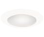 Cooper Lighting 70PS 6-Inch Wet Location and AirTite Listed Trim with Frosted Albalite Lens, White