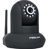 Foscam FI8910W Wireless/Wired Pan & Tilt IP/Network Camera with IR-Cut Filter for True Color Images - 8 Meter Night Vision...
