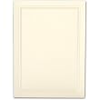 25 Ecruwhite Pearlized Triple Debossed Bulk #1 Cards