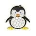 Sports : Ballmarker Penguin aus Swarovski Kristallen
