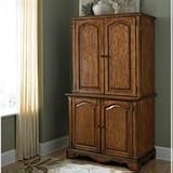 Cabinet and Hutch in Oak - Country Casual - 5538-190