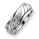 Sterling Silver Men's Inner Channel Spinning Band