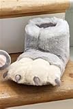 Adult Women Size Medium, Monster Foot Slippers Plush Soft Warm Cuddly Slippers Shoes, Great for Halloween