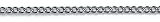 (Rosewood) Curb Link Choke Chain 26" x 2.5mm (Medium)