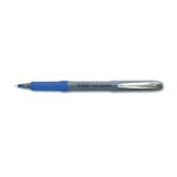 ~:~ BIC CORPORATION ~:~ Grip Stick Roller Ball Pen, Gray Barrel, Blue Ink, Micro Fine Pt, 0.50 mm