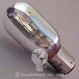 NIKON 77458 30W 115V/125V BA15D / DC BAYONET 1/2 CLEAR 1/2 SILVER T25 Incandescent