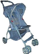 Cosco Lightweight Deluxe Comfort Ride 01-834 Stroller with Canopy