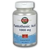 Pan Acid (Pantothenic Acid) 1000mg Timed Release - 100 - Sustained Release Tablet