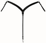 WEAVER LEATHER HORSE BLACK WESTERN BREASTCOLLAR TACK