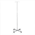 Economy I.V. Pole - 4 Leg with Removable Top and 2 Hook