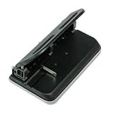 Swingline 74150 24-Sheet easy touch heavy-duty punch, 3-7 holes, 9/32 dia., black