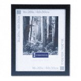 Black Wood Poster Frame, Wide Profile, Plexiglas® Window, 16 x 20 (DAX2863V2X)