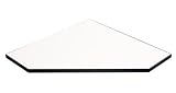 Bush Aspen Conference/Training Table, Corner Link, White Spectrum TS85204