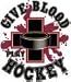 Sporting Goods : Pure Sport Hockey T-Shirt: Give Blood Play Hockey