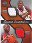 2007 Sweet Shot Authentic Jason Richardson & Raymond Felton Dual Game-Worn Jersey Card