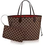 handbag Designer Inspired LV Canvas monogram Neverfull Handbag