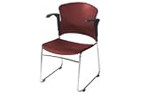 Plastic Stackable Chair With Armrests. Package of 4
