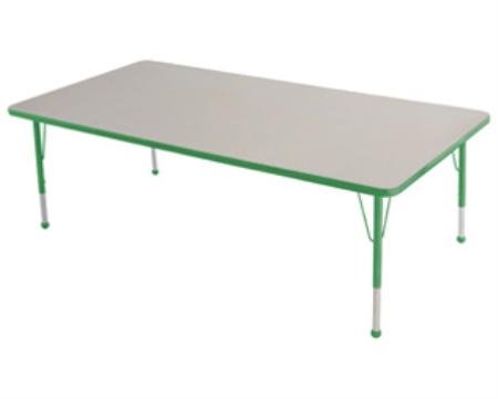 36x72 Rectangular Adjustable Activity Table (19