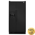 Amana 25-Cubic-Foot Side-by-Side Refrigerator, ASD2522WRB, Black