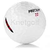 72 MINT PRECEPT XP3 WHITE USED GOLF BALLS + FREE TEES by
