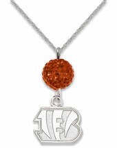 Cincinnati Bengals Ovation Crystal Necklace