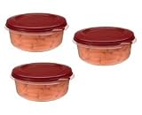 RUBBERMAID 4006X3CHILI, 6.3CUP RED VALUE PAK, Case of 4