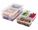 Translucent Food Pan Fourth Size - 4'' deep