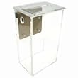Acrylic Toke Box with J Hook Mount - Casino Supplies > Tables > Drop & Toke Bokes