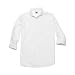 white dress shirt w/ cutaway collar