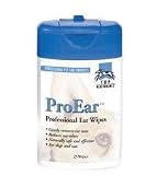 Pet Ear Wipes - Top Performance ProEar Professional Ear Wipes for Dogs  Cats - 25 count