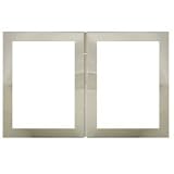 Luxurious PLAIN engraveable silverplate duo by Cunill Barcelona