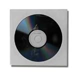 Paper CD Sleeve with Window with Flap 2000 Pack
