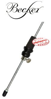 BECKER ADJUSTABLE CELLO ENDPIN WITH EBONY HOLDER 4/4 BCEP