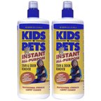 KIDS 'N' PETS Brand Stain and Odor Remover, two pack 32 fluid ounces (64 ounces total)