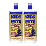 KIDS 'N' PETS Brand Stain & Odor Remover, two pack 32 fluid ounces (64 ounces total)